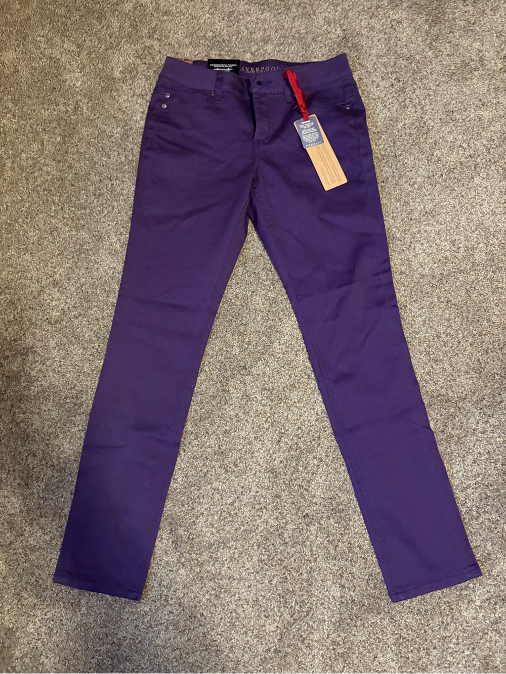 Liverpool Jeans Company Deep Purple Skinny Jeans